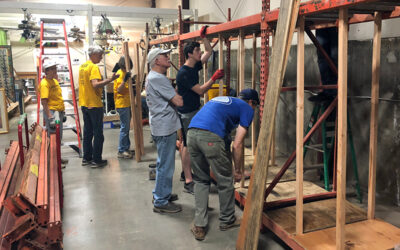 LiNC volunteers give ReStore a Spring makeover
